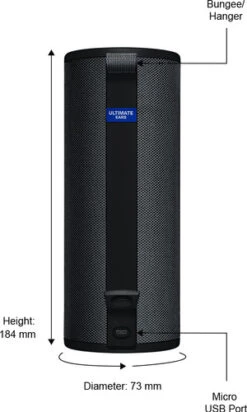 Ultimate Ears BOOM 3 Zwart -Nintendo Winkel 1114931