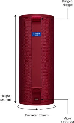 Ultimate Ears BOOM 3 Rood -Nintendo Winkel 1115763