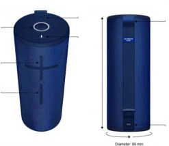 Ultimate Ears MEGABOOM 3 Blauw -Nintendo Winkel 1124584