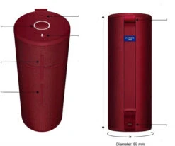 Ultimate Ears MEGABOOM 3 Rood -Nintendo Winkel 1124701