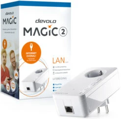 Devolo Magic 2 LAN Starter Kit + Uitbreiding (Geen WiFi) -Nintendo Winkel 1133685