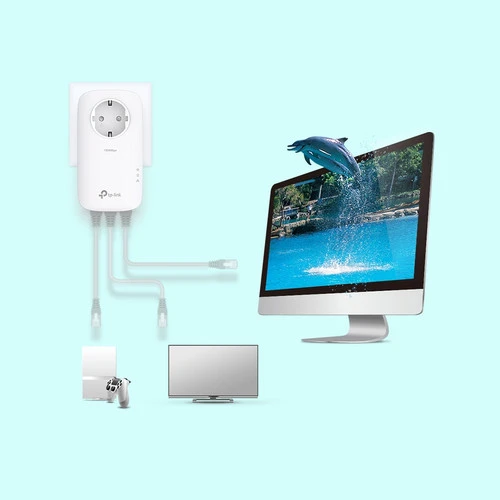 TP-Link TL-PA8033P 1200 Mbps 2 Adapters (Geen WiFi) 4 TP-Link TL-PA8033P 1200 Mbps 2 Adapters (Geen WiFi) - Afbeelding 4