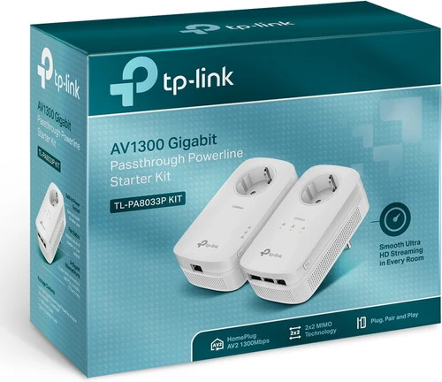 TP-Link TL-PA8033P 1200 Mbps 2 Adapters (Geen WiFi) 5 TP-Link TL-PA8033P 1200 Mbps 2 Adapters (Geen WiFi) - Afbeelding 5