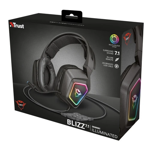 Trust GXT 450 Blizz RGB 7.1 Surround Gaming Headset 8 Trust GXT 450 Blizz RGB 7.1 Surround Gaming Headset - Afbeelding 8