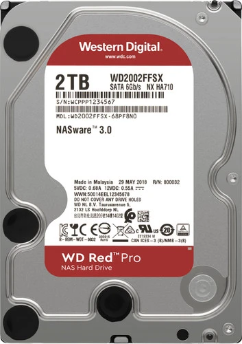WD Red Pro WD2002FFSX 2TB 2 WD Red Pro WD2002FFSX 2TB - Afbeelding 2