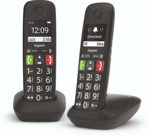 Gigaset E290M-HX Zwart Uitbreiding 2 Gigaset E290M-HX Zwart Uitbreiding - Afbeelding 2