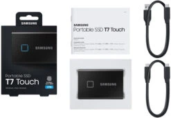 Samsung T7 Touch Portable SSD 2TB Zwart - Duo Pack -Nintendo Winkel 1348562 1
