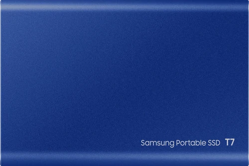 Samsung Portable SSD T7 500GB Blauw 4 Samsung Portable SSD T7 500GB Blauw - Afbeelding 4