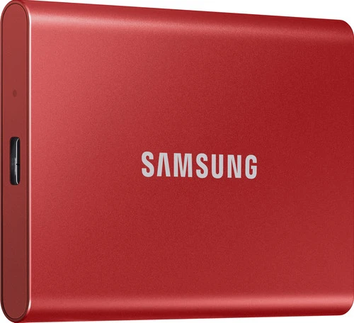 Samsung T7 Portable SSD 1TB Rood 1 Samsung T7 Portable SSD 1TB Rood