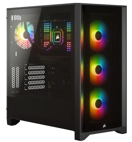 Corsair ICUE 4000X RGB Tempered Glass Mid-Tower ATX Case 1 Corsair ICUE 4000X RGB Tempered Glass Mid-Tower ATX Case