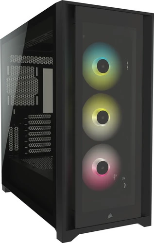 Corsair ICUE 5000X RGB Tempered Glass Mid-Tower ATX Case 1 Corsair ICUE 5000X RGB Tempered Glass Mid-Tower ATX Case
