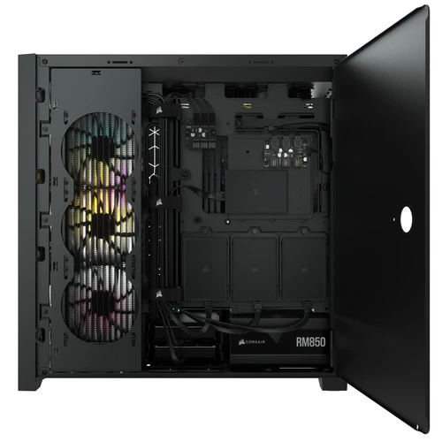 Corsair ICUE 5000X RGB Tempered Glass Mid-Tower ATX Case 4 Corsair ICUE 5000X RGB Tempered Glass Mid-Tower ATX Case - Afbeelding 4