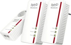 AVM FRITZ!Powerline 1260E WLAN Set International WiFi 1200 Mbps 3 Adapters
