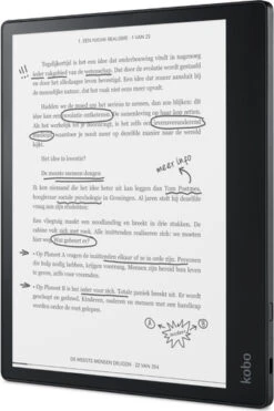 Kobo Elipsa Blauw + Back Cover + Stylus -Nintendo Winkel 1584772