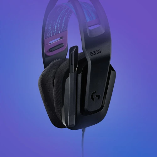 Logitech G335 Bedrade Gaming Headset Zwart 4 Logitech G335 Bedrade Gaming Headset Zwart - Afbeelding 4