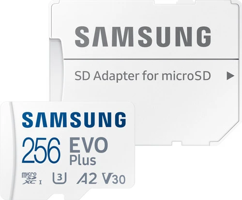 Samsung EVO Plus 256GB MicroSDXC + SD Adapter 1 Samsung EVO Plus 256GB MicroSDXC + SD Adapter