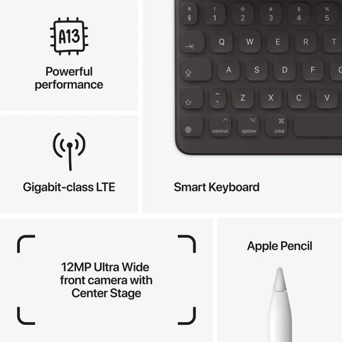 Apple IPad (2021) 10.2 Inch 256GB Wifi + 4G Zilver + Apple Pencil (1e Generatie) 7 Apple IPad (2021) 10.2 Inch 256GB Wifi + 4G Zilver + Apple Pencil (1e Generatie) - Afbeelding 7