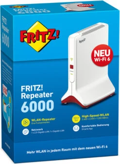 AVM FRITZ!Box 4060 International + FRITZ!Repeater 6000 International -Nintendo Winkel 1639377 1