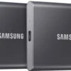 Samsung T7 Portable SSD 1TB Grijs - Duo Pack