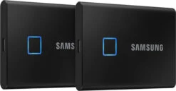 Samsung T7 Touch Portable SSD 2TB Zwart - Duo Pack