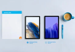 Samsung Galaxy Tab A8 64GB Wifi + 4G Grijs + Just In Case Kids Cover Roze -Nintendo Winkel 1669504 1