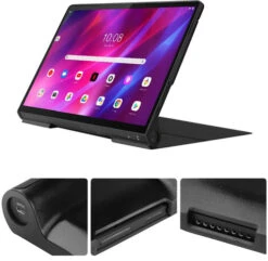 Lenovo Yoga Tab 13 128GB Wifi Zwart + Just In Case Smart Tri-Fold Book Case Zwart -Nintendo Winkel 1671617