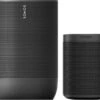 Sonos Move Zwart + Sonos One SL Zwart