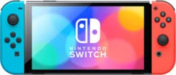 Nintendo Switch OLED Blauw/Rood + Mario Kart 8 Deluxe + BlueBuilt Beschermhoes -Nintendo Winkel 1685795 10