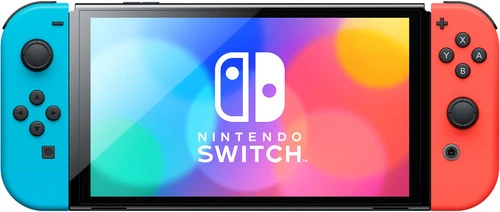 Nintendo Switch OLED Rood/Blauw + Just Dance 2024 3 Nintendo Switch OLED Rood/Blauw + Just Dance 2024 - Afbeelding 3