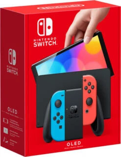 Nintendo Switch OLED Blauw Rood -Nintendo Winkel 1685797 5