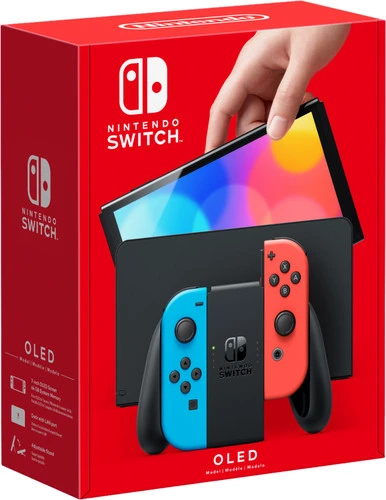 Nintendo Switch OLED Rood/Blauw + Just Dance 2024 7 Nintendo Switch OLED Rood/Blauw + Just Dance 2024 - Afbeelding 7