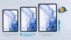 Samsung Galaxy Tab S8 Plus 12.4 Inch 256GB Wifi Grijs + 45W Snellader -Nintendo Winkel 1697595 2