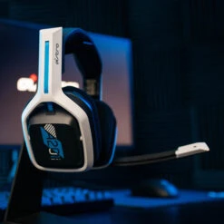 Astro A20 Draadloze Gaming Headset Voor PS5, PS4, PC, Mac - Wit/Blauw -Nintendo Winkel 1700496