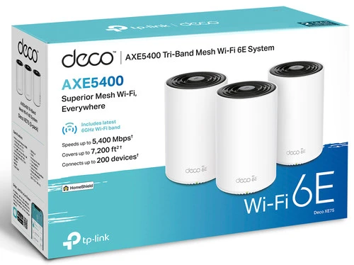 TP-Link Deco XE75 Mesh Wifi 6E 5-pack 4 TP-Link Deco XE75 Mesh Wifi 6E 5-pack - Afbeelding 4