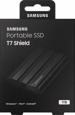 Samsung T7 Shield 1TB Zwart -Nintendo Winkel 1743315 1