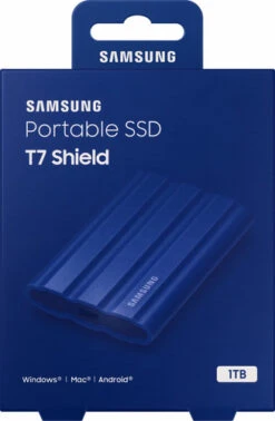 Samsung T7 Shield 1TB Blauw -Nintendo Winkel 1743336 1