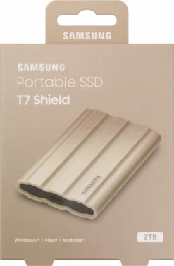 Samsung Portable SSD T7 Shield 2TB Beige - Duo Pack -Nintendo Winkel 1743361 1