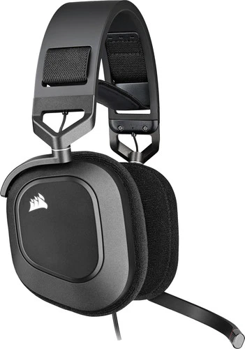 Corsair HS80 RGB Gaming Headset Zwart 2 Corsair HS80 RGB Gaming Headset Zwart - Afbeelding 2