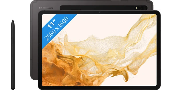 Samsung Galaxy Tab S8 11 Inch 128GB Wifi + 5G Grijs 1 Samsung Galaxy Tab S8 11 Inch 128GB Wifi + 5G Grijs