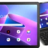 Lenovo Tab M10 Plus (3e Generatie) 64GB Wifi Grijs + Just In Case Toetsenbord Hoes QWERTY