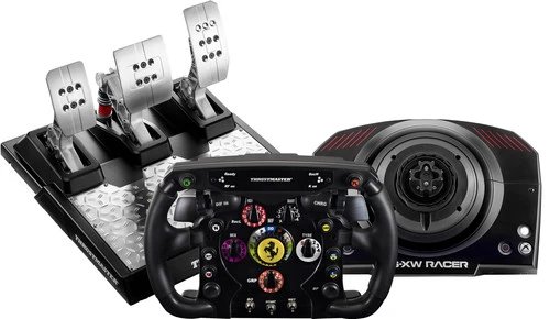 Thrustmaster TS-XW Servo Base + Ferrari F1 Wheel Add-On + T-LCM Pedalen 1 Thrustmaster TS-XW Servo Base + Ferrari F1 Wheel Add-On + T-LCM Pedalen