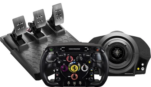 Thrustmaster TX Servo Base + Ferrari F1 Wheel Add-On + T-3PM Pedalen 1 Thrustmaster TX Servo Base + Ferrari F1 Wheel Add-On + T-3PM Pedalen