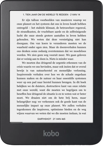 Kobo Clara 2E + BlueBuilt Quick Charge Oplader 18W 2 Kobo Clara 2E + BlueBuilt Quick Charge Oplader 18W - Afbeelding 2