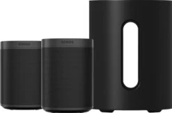 Sonos One SL Duo Pack + Sonos Sub Mini Zwart