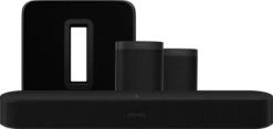 Sonos Beam Gen. 2 5.1 + One SL (2x) + Sub G3 Zwart