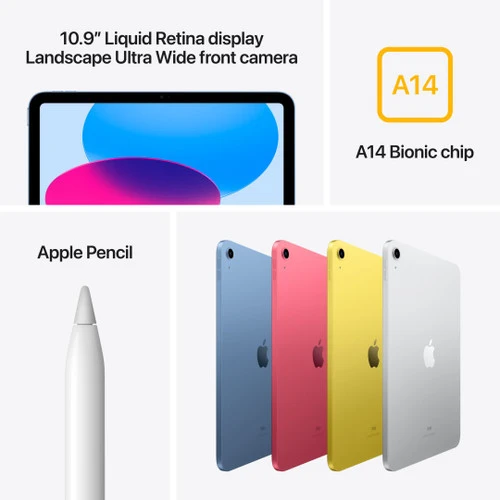 Apple IPad (2022) 10.9 Inch 256GB Wifi Blauw + Apple Pencil 1 (2022) 7 Apple IPad (2022) 10.9 Inch 256GB Wifi Blauw + Apple Pencil 1 (2022) - Afbeelding 7