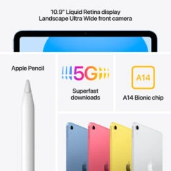 Apple IPad (2022) 10.9 Inch 256GB Wifi + 5G Geel + Apple Pencil 1 (2022) 23 Apple IPad (2022) 10.9 Inch 256GB Wifi + 5G Geel + Apple Pencil 1 (2022) -Nintendo Winkel 1832196 2