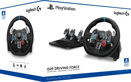 Logitech G29 Driving Force - Racestuur Voor PlayStation 5, PlayStation 4 & PC 9 Logitech G29 Driving Force - Racestuur Voor PlayStation 5, PlayStation 4 & PC - Afbeelding 9