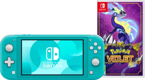 Nintendo Switch Lite Turquoise + Pokémon Violet 1 Nintendo Switch Lite Turquoise + Pokémon Violet