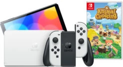 Nintendo Switch OLED Wit + Animal Crossing New Horizons